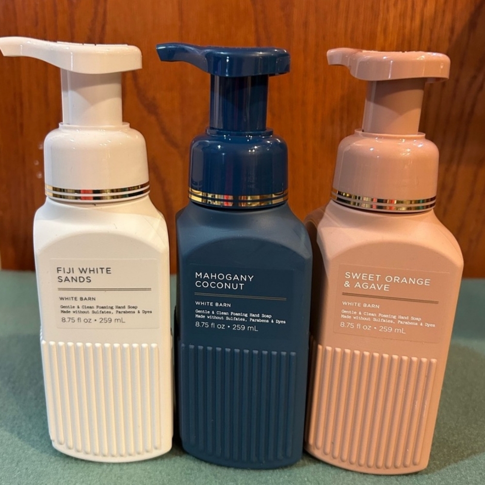 White Barn Foaming Hand Soap Trio